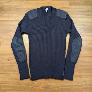 Vintage Blauer Genuine Commando Sweater Men Large 100% Wool Made in England